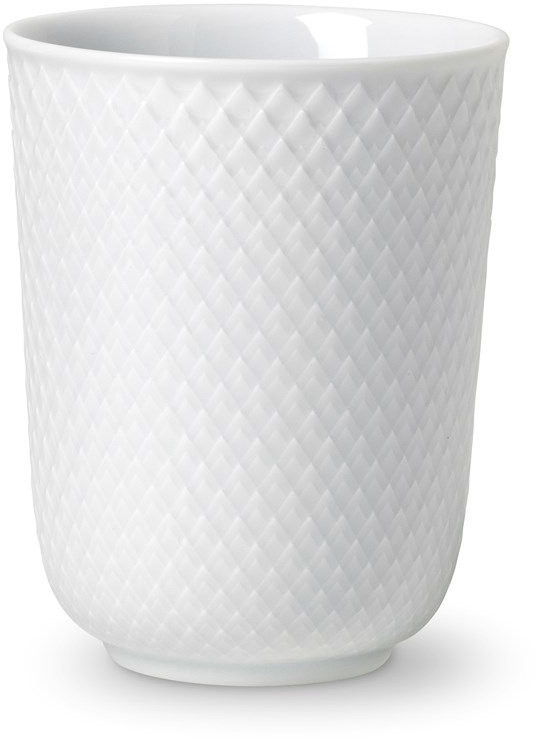 Lyngby Porcelæn Rhomb tumbler (33 cl) white