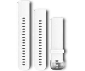 Garmin Schnellwechsel-Armbänder Silikon (20mm) Weiß/Silber (010-12561-04)  ab 23,99 € | Preisvergleich bei