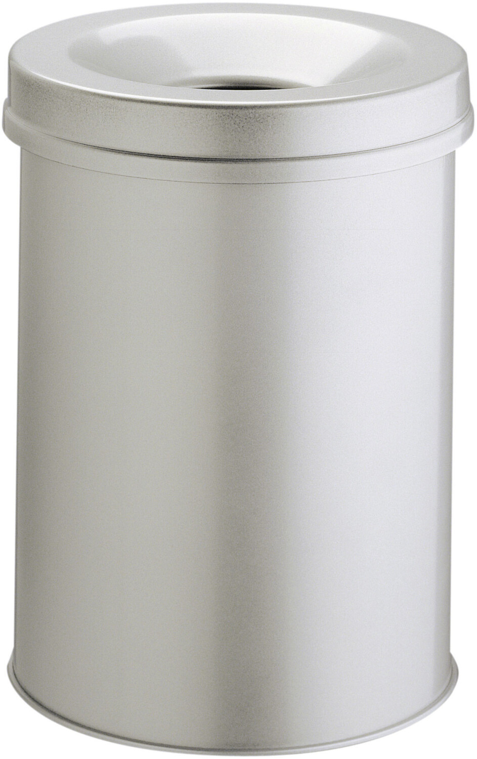 DURABLE Paper basket safe round gray 15l