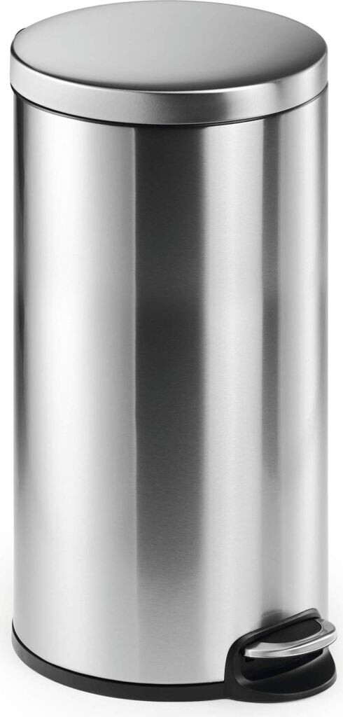 DURABLE Pedal bin stainless steel around 30 liters