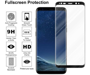 Panzerglasfolie s.e Schutzfolie für Samsung Galaxy S8 Plus S8+ Panzerfolie funktionierende Alternative zu S8+ Panzerglas 2 Stück Positionierhilfe transparente Displayfolie Full Screen