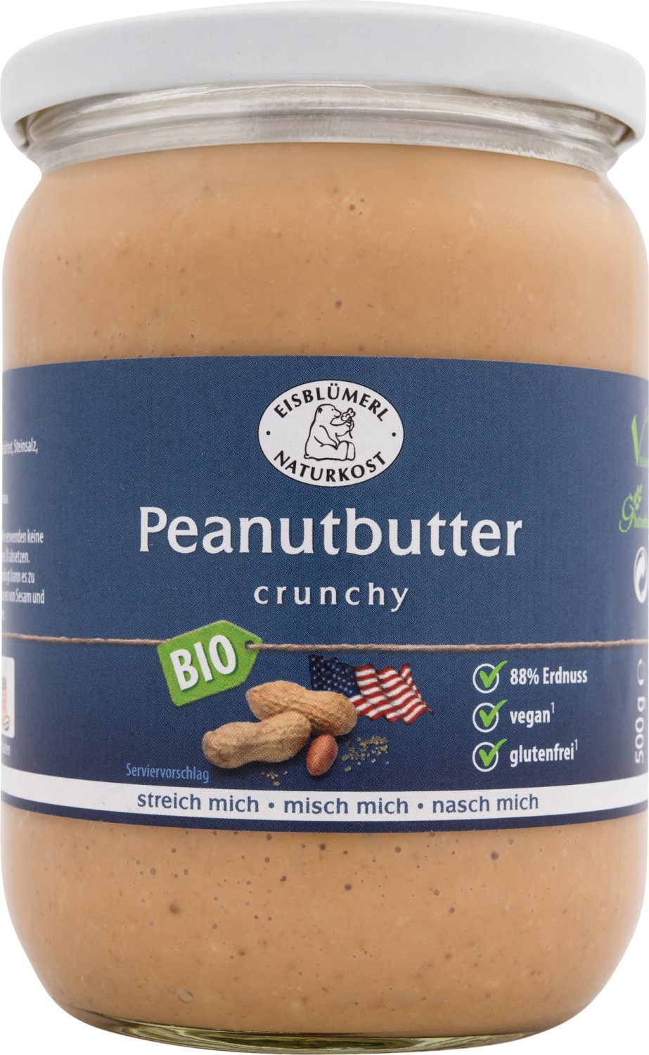 Eisblümerl Peanutbutter Crunchy Organic (500g)