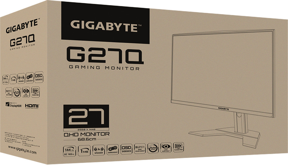 | G27Q € idealo 275,48 desde precios Febrero en GigaByte Compara | 2024