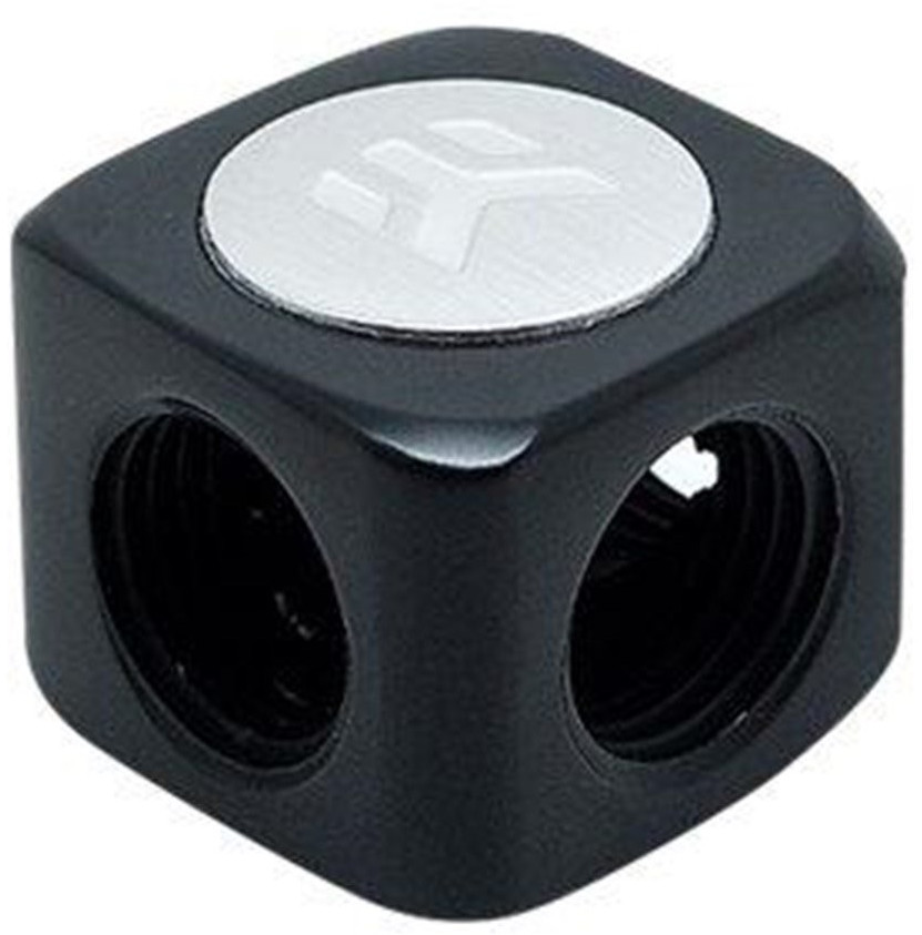 EK Water Blocks EK-AF T-Splitter 3F G1/4 - Black