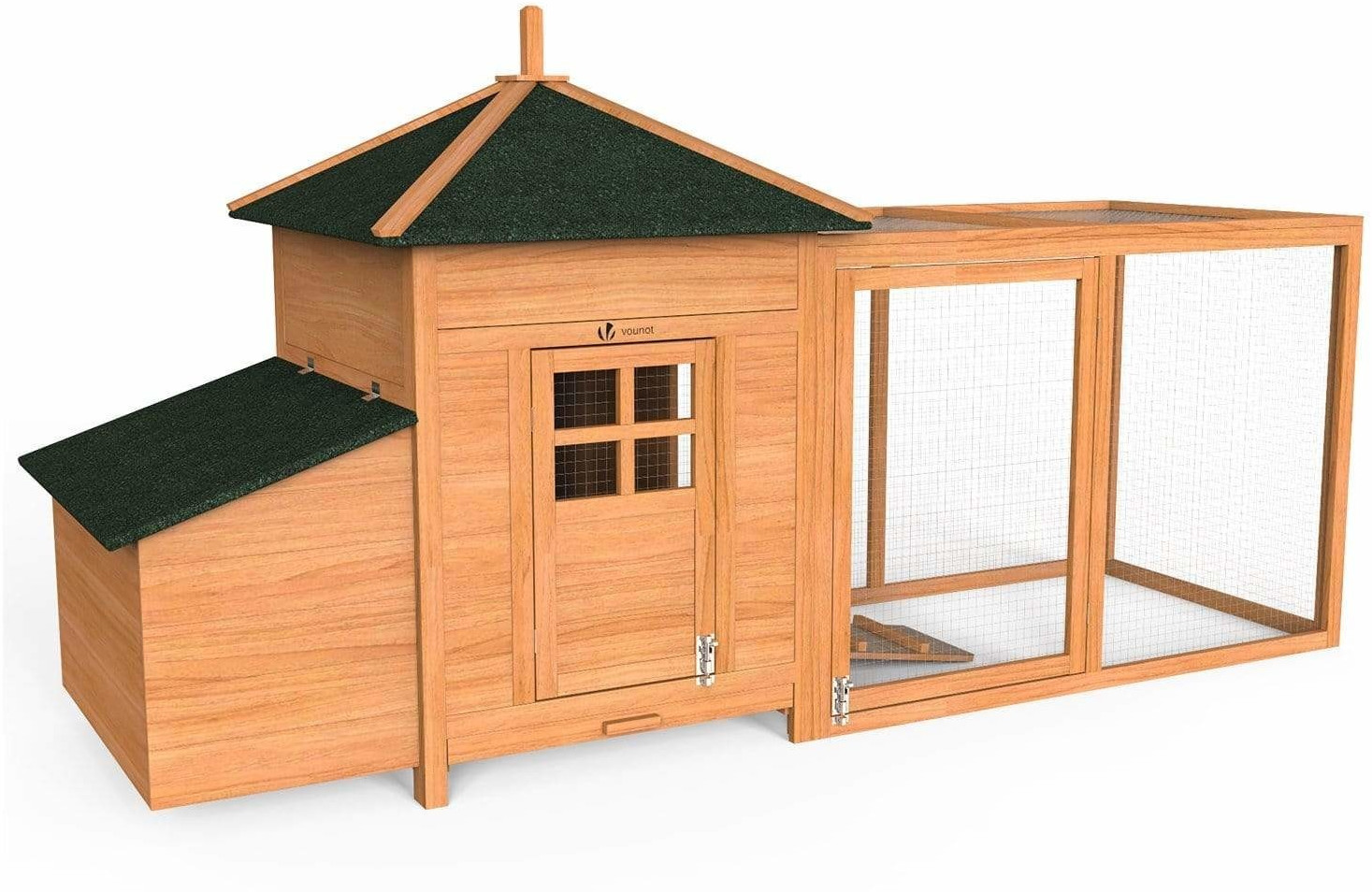 Vounot Grand poulailler en bois avec pondoir et perchoir