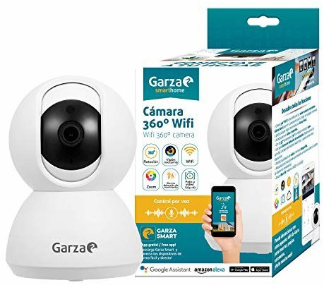 Garza ® Smarthome - Cámara de Vigilancia Interior inteligente Wifi -  Ferreteria Online Pamplona Gertu