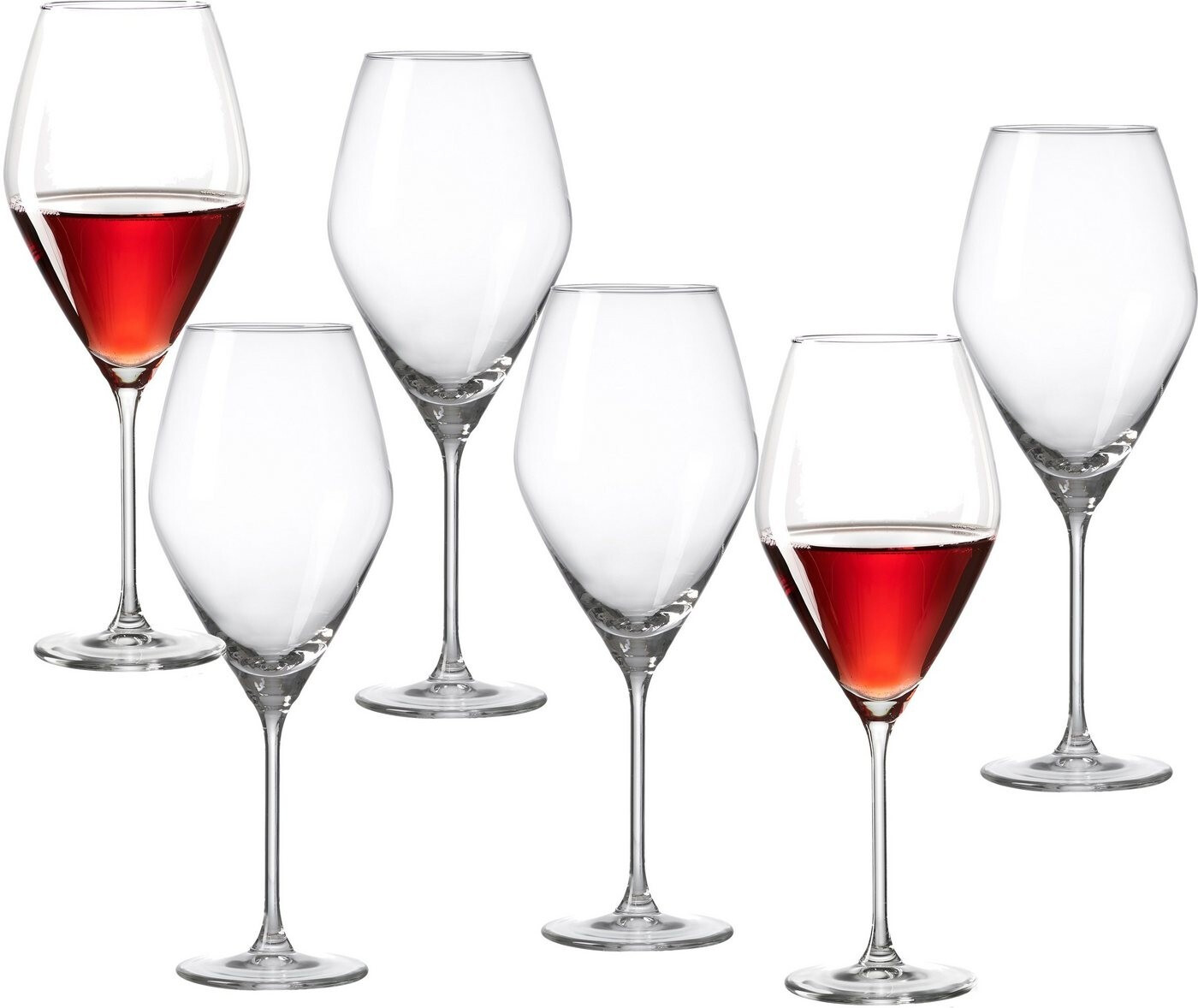 Ritzenhoff & Breker Red wine glass Salsa (6 pcs), robust and crystal clear
