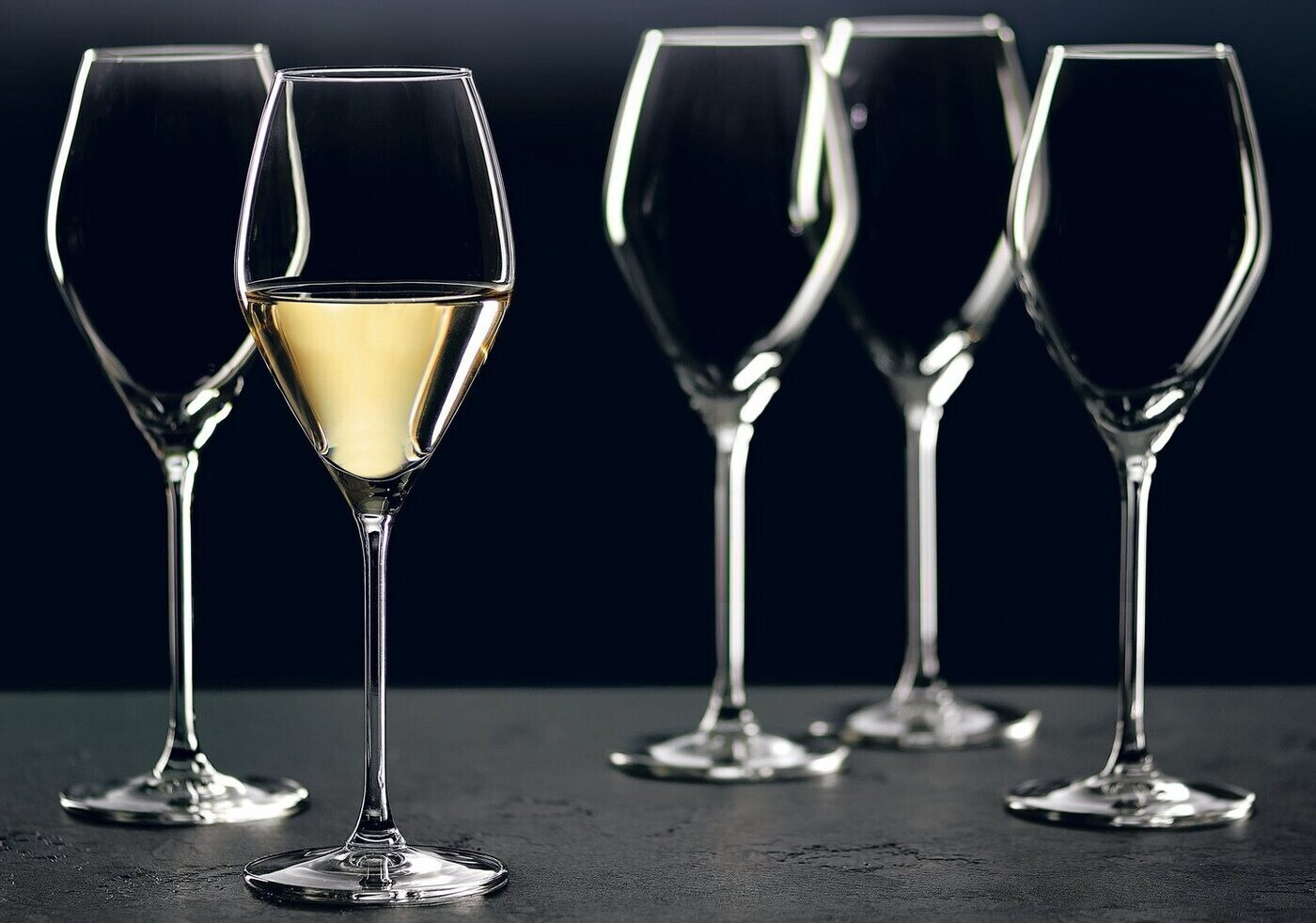 Ritzenhoff & Breker White wine glass Salsa (6 pcs), robust and crystal clear
