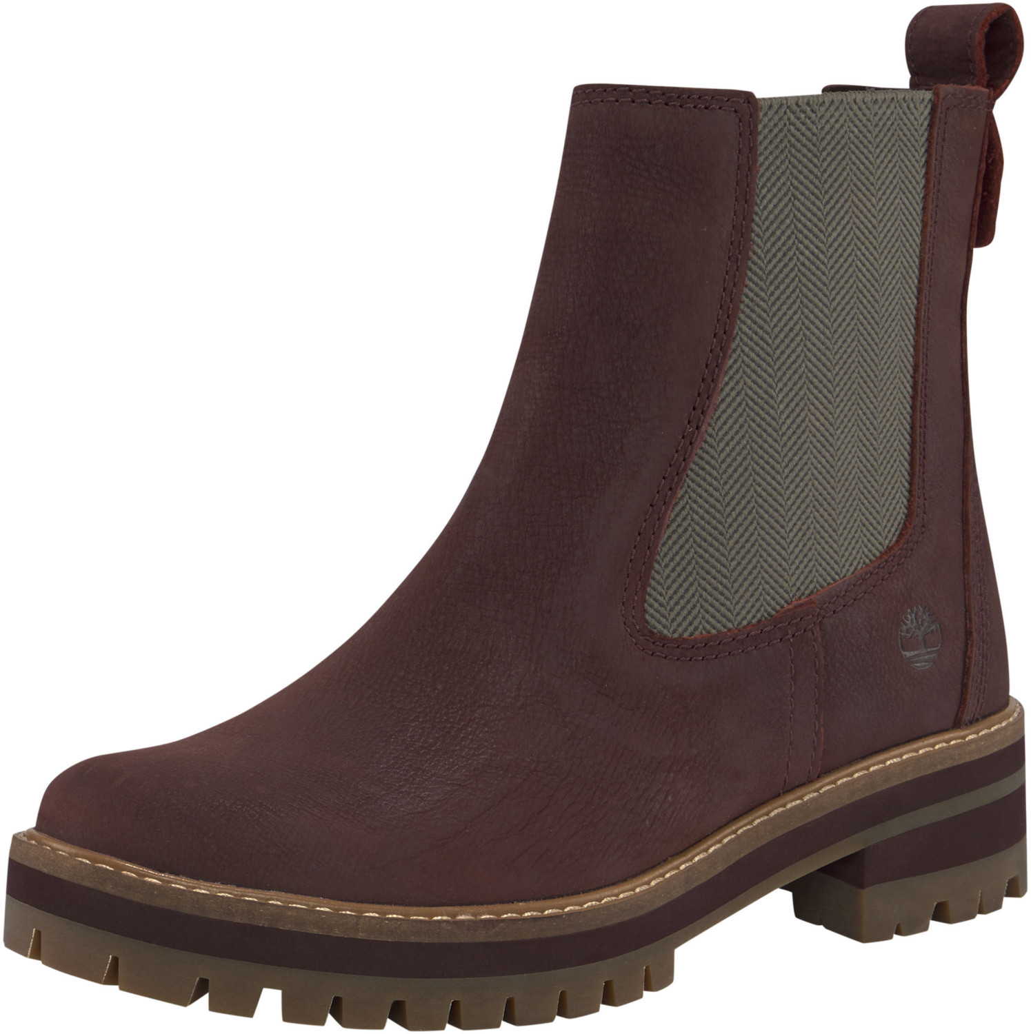timberland women's london square burgundy chelsea boot