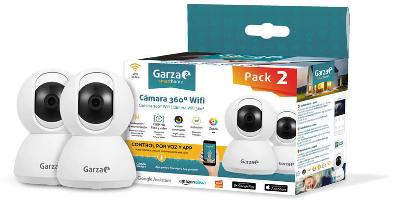 Garza Smarthome 360º WIFI Camera Pack 2 (401283)