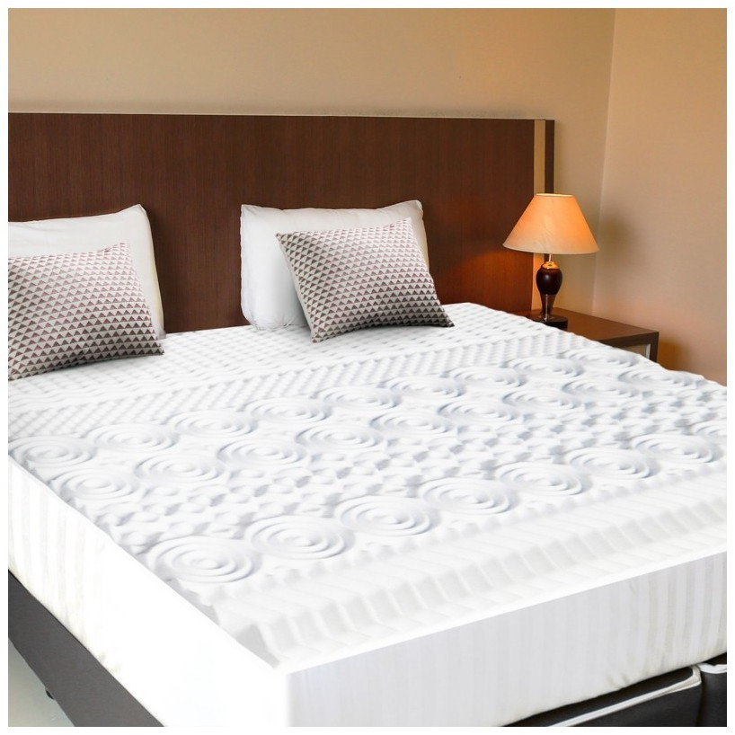 IDMarket Surmatelas mousse mémoire de forme 160 x 200 cm