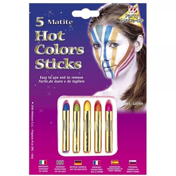 Widmann Make up Hot Colors 5 Sticks