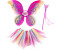 Widmannsrl Children's Costume-Set Rainbow Butterfly