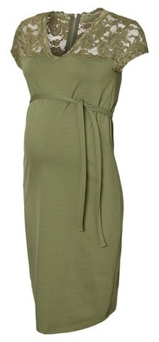 Mamalicious Mlblackie Mivana Cap Dress (20007631) four leaf clover