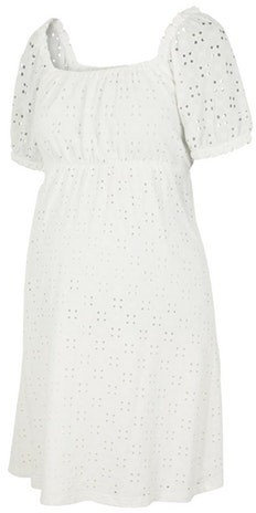 Mamalicious Mlmolly S/S Jersey Short Dress (20010931) snow white