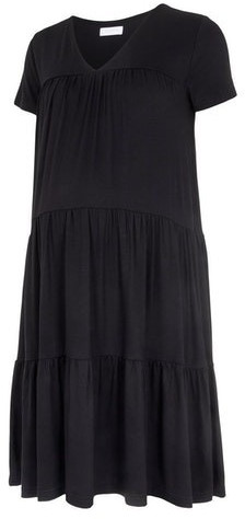 Mamalicious Mlpam S/S Jersey Abk Dress (20012166) black