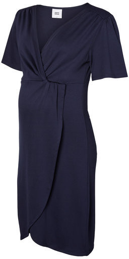 Mamalicious Mlsuri 2/4 Abk Jersey Dress (20008170) black iris