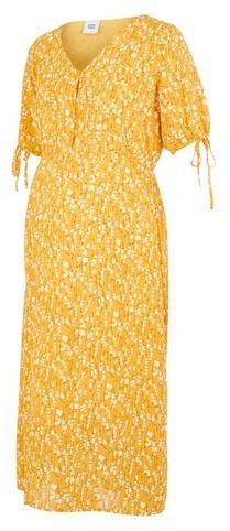 Mamalicious Mlcarlin 2/4 Woven Midi Dress (20011221) chinese yellow
