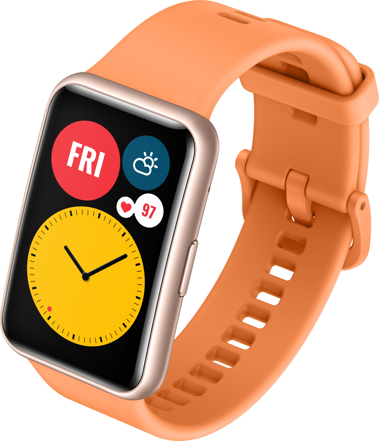 Huawei smart watch orange shop