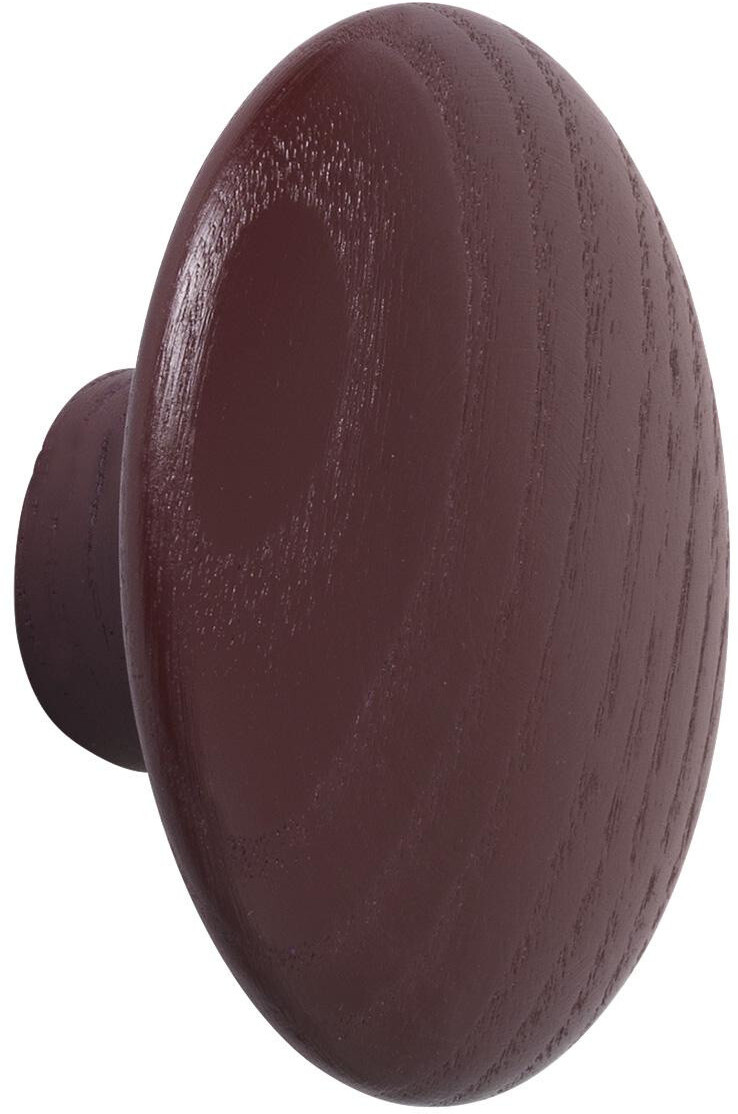 Muuto The Dots Wood Ø 6,5cm burgundy
