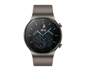 Smartwatch  Huawei Watch GT3 Pro Sport 46mm, Esfera de zafiro,  Fluoroelastómero negro