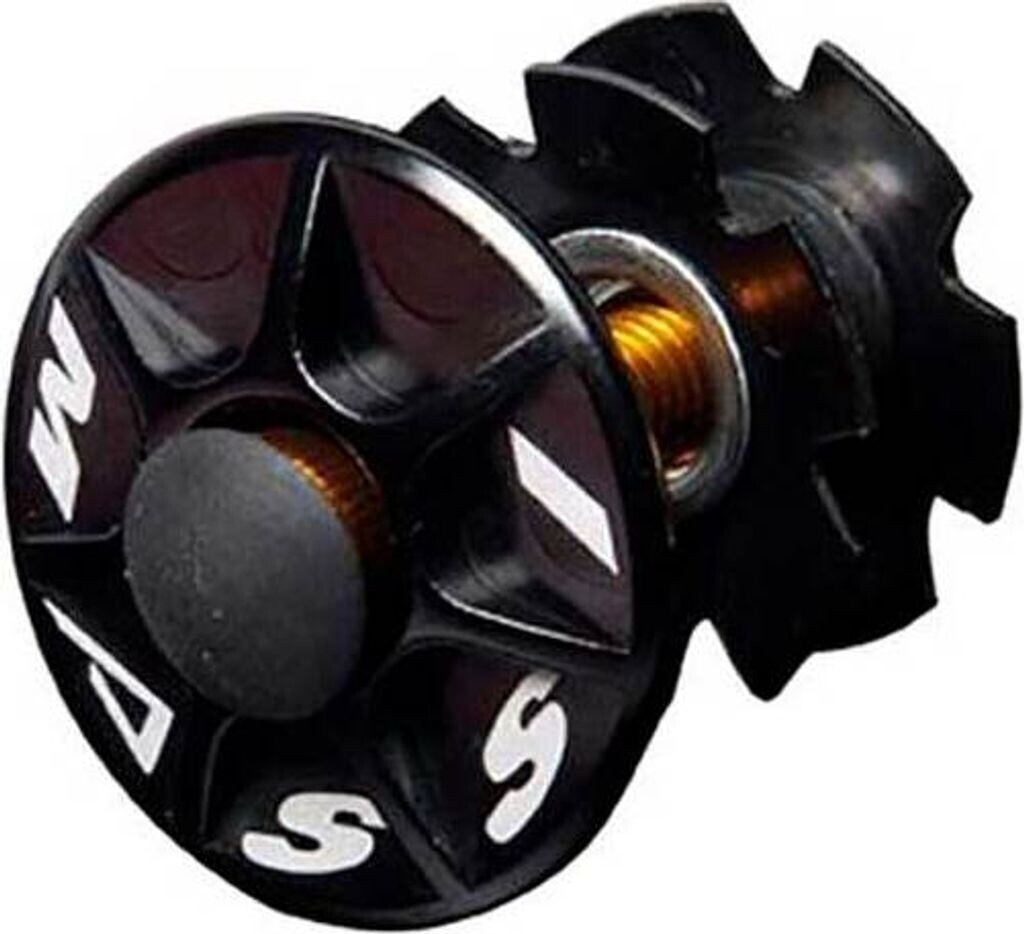Massi Plug Cm621 Piv Alloy 1 1/8 Inches Black