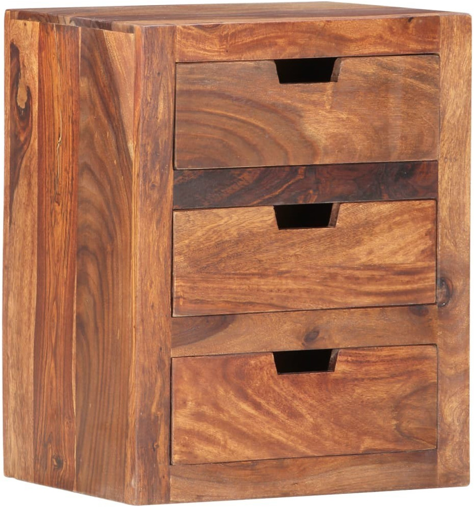 VidaXL Table de chevet bois massif 40 x 20 x 50 cm