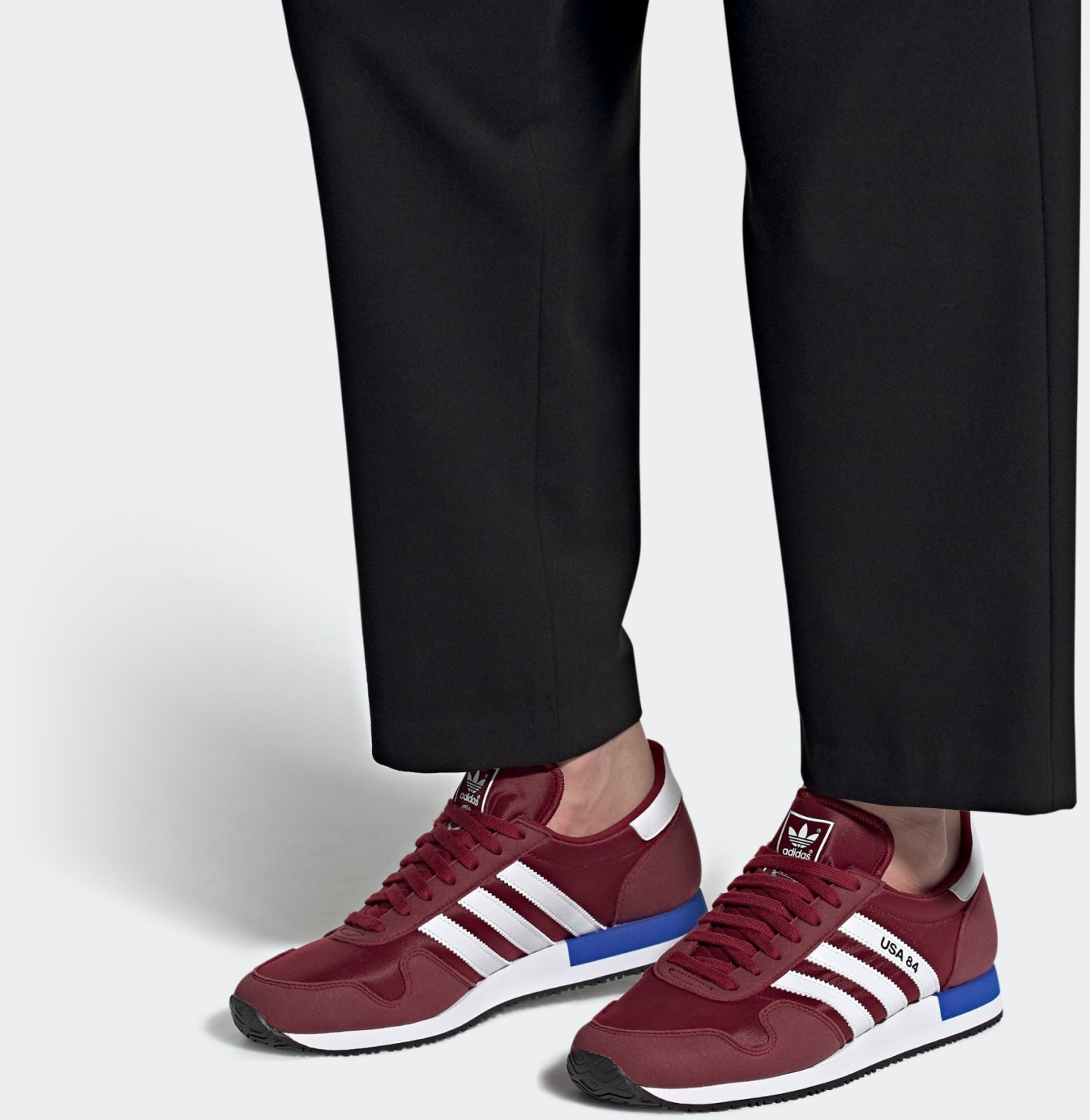 Adidas USA 84 collegiate burgundy/cloud white/blue ab 91,39 â¬ | Preisvergleich bei idealo.de