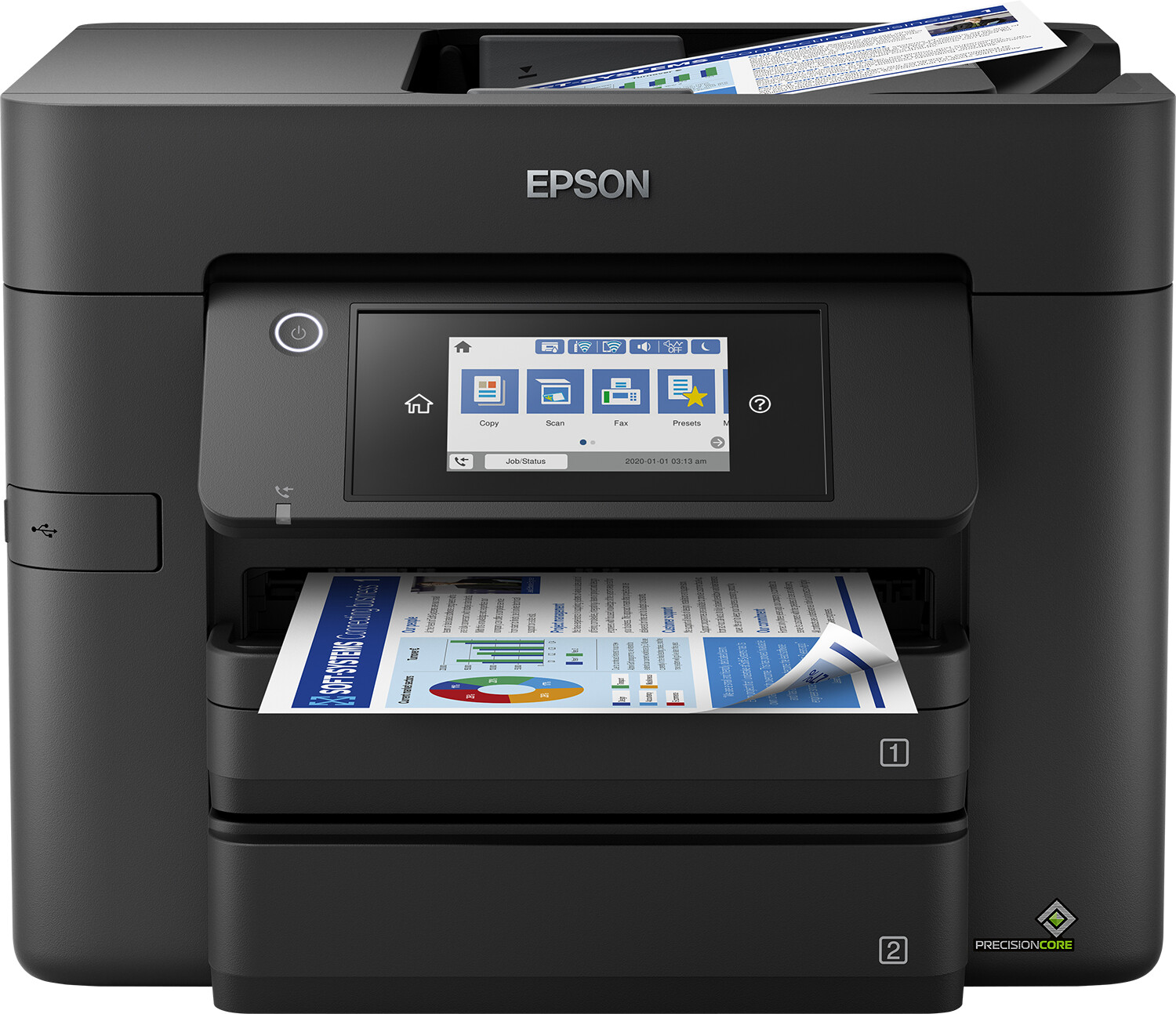 Impresora fotográfica a color inalámbrica Epson Expression Home XP-330 con  escáner y copiadora, Negro