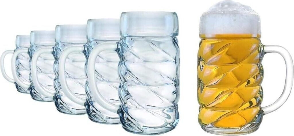 Stölzle Beer mug 0.50 l Diamond set of 6