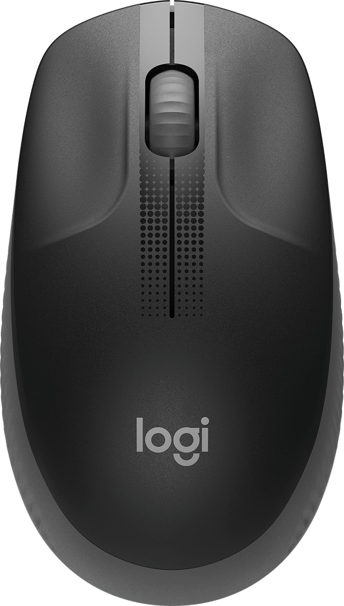 Logitech M190 Full-Size Wireless Mouse Charcoal.