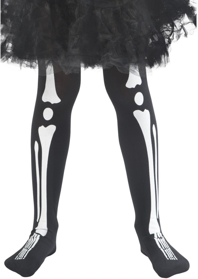Smiffy's Skeleton Tights, Child