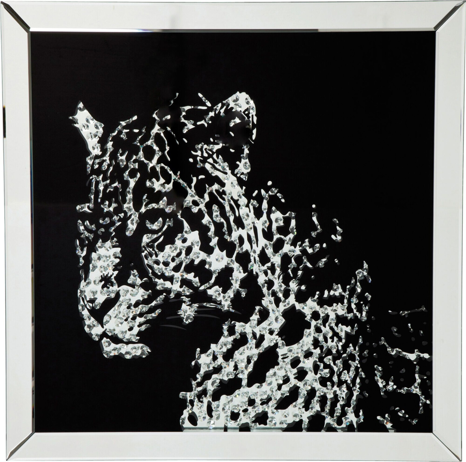 KARE Tableau miroir léopard