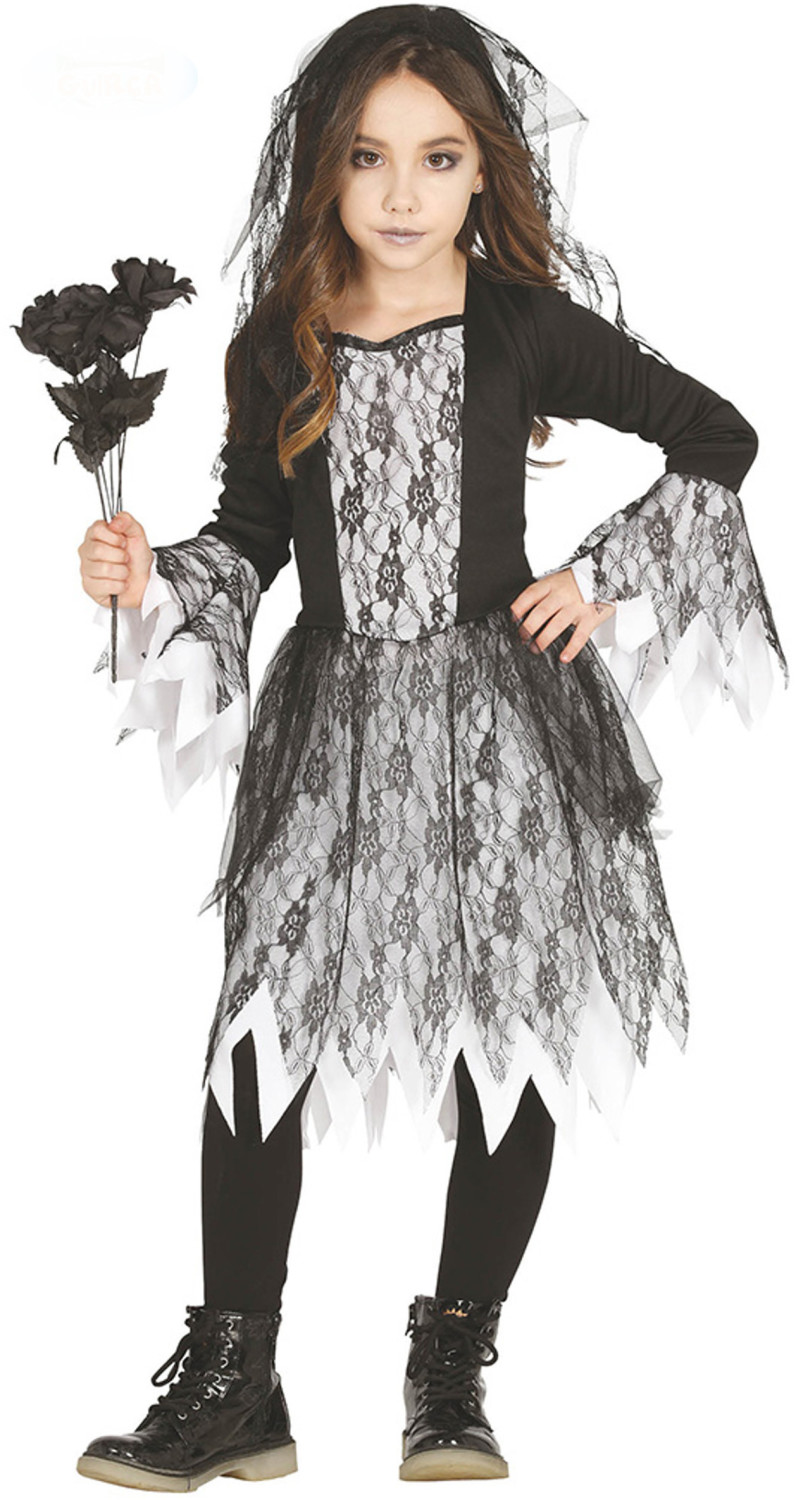 Guirca Child Costume Gothic Bride (87318)