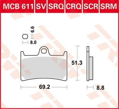 TRW MCB611SRQ