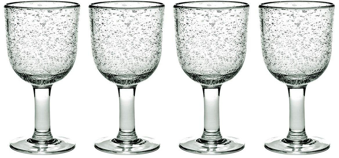 Serax Pure Pascale red wine glass 4-pack clear
