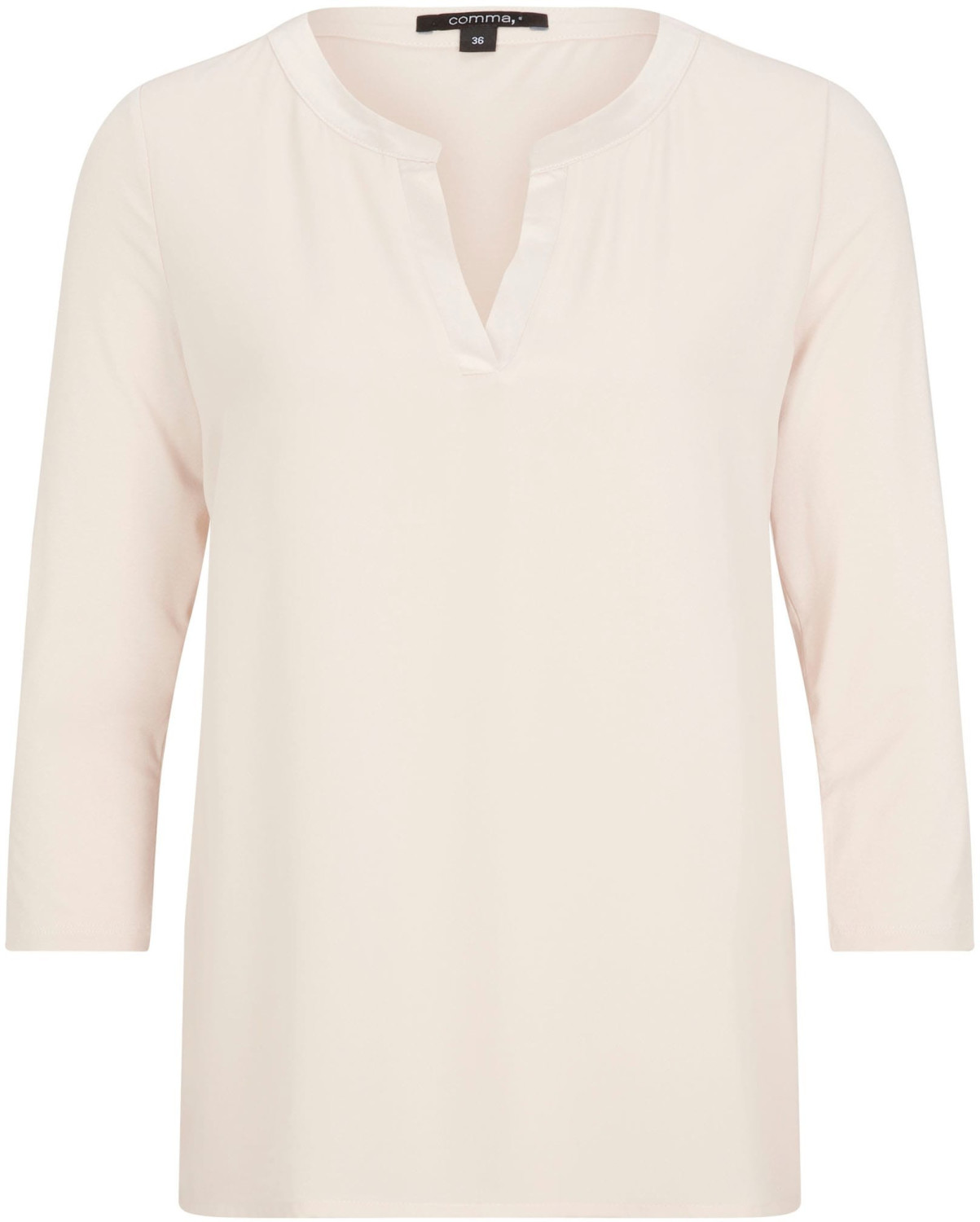 Comma Mixed Fabric Top (85.899.39.7391) powder