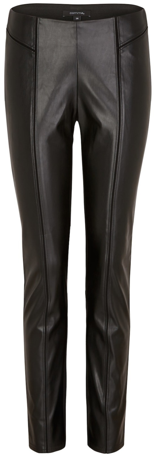 Comma Faux Leather Leggins (85.899.76.2869) black