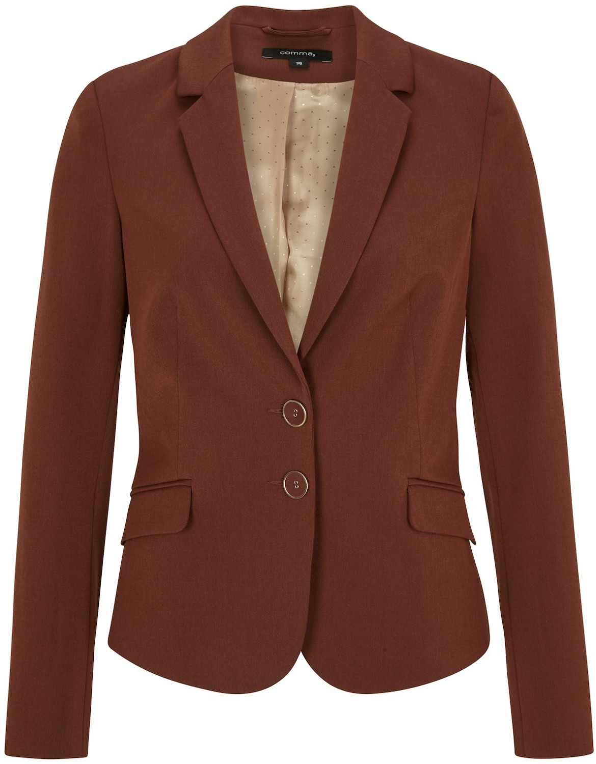 Comma Short Blazer (85.899.54.1321) dark red velvet