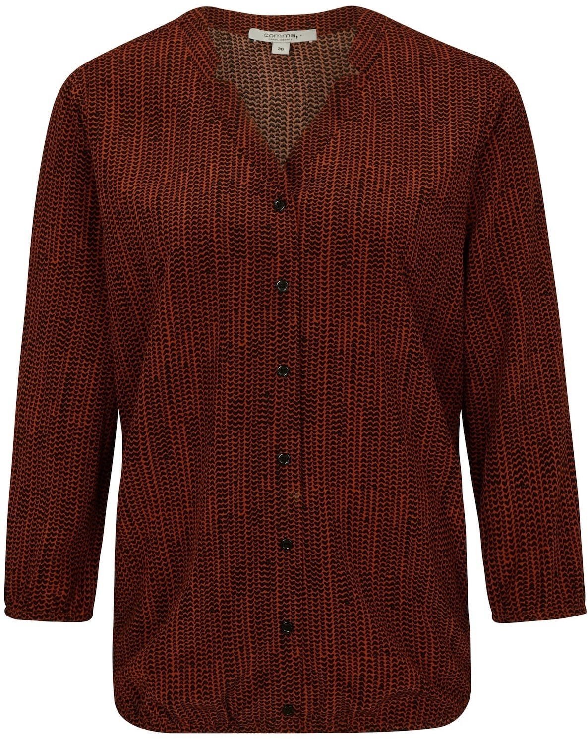 Comma Crêpe blouse (80.899.19.1113) curry hearts minimal