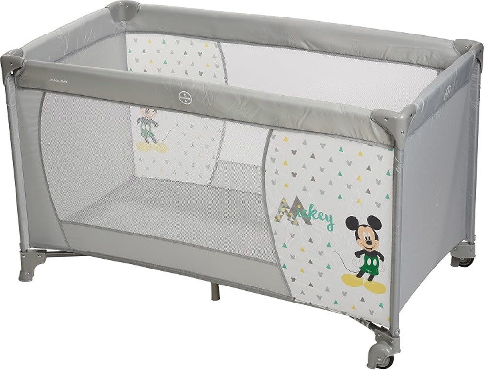 Plastimyr Baby Travel Cot Geo Disney Baby Grey