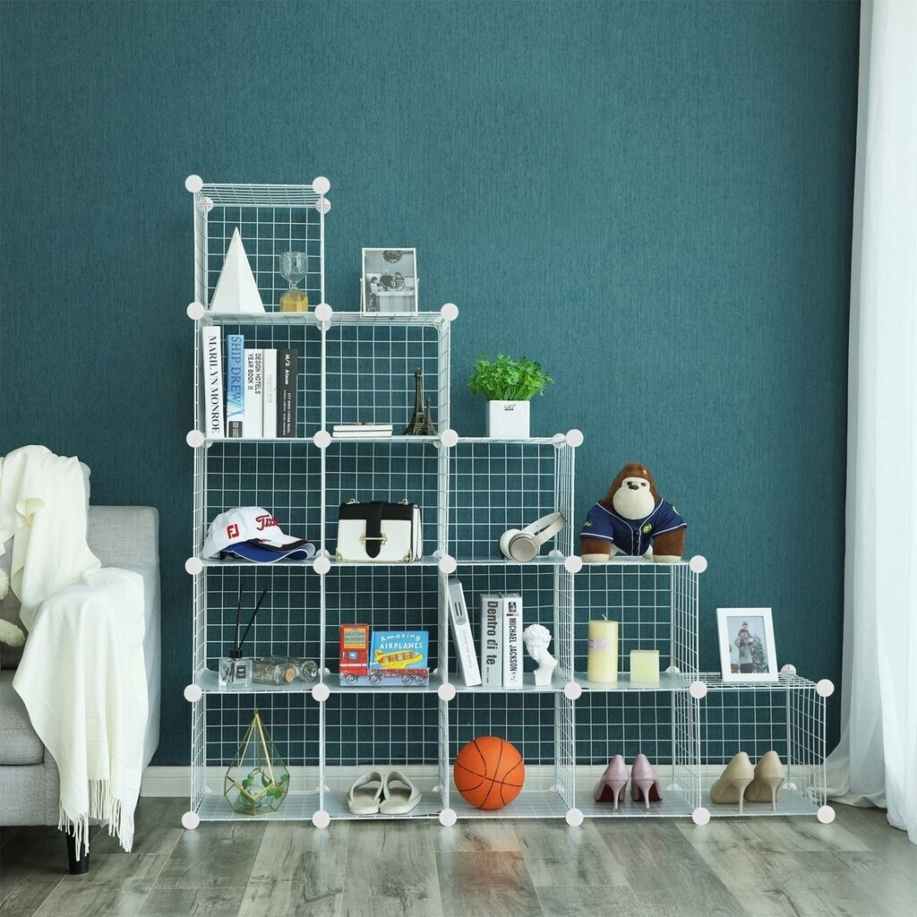 Songmics LPI44 123x123x32 cm White