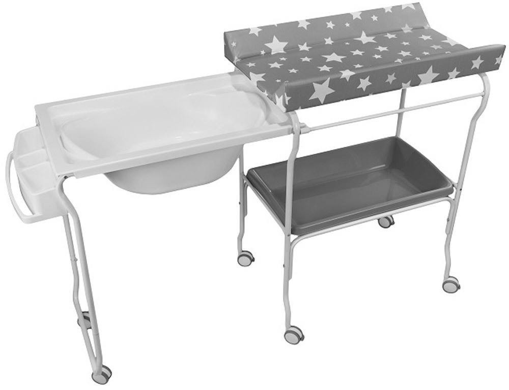 Plastimyr Removable Bathtub Liv Gray Stars