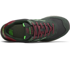 New Balance 574 dark olive/energy lime 