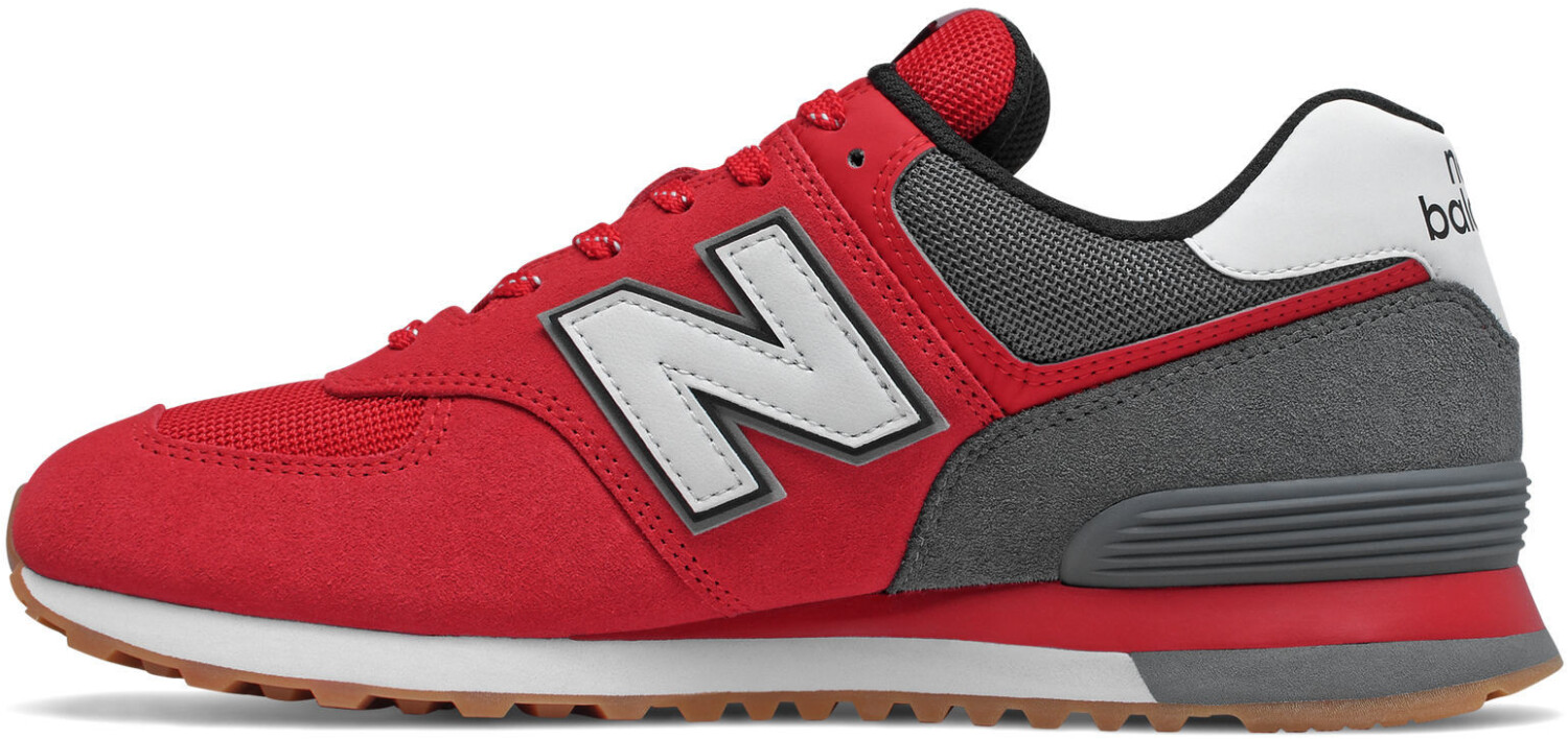 Buy New Balance 574 team red/lead from £53.99 (Today) – Best Deals on ...