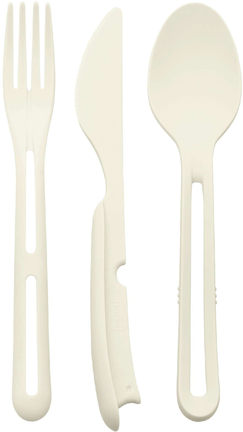 Koziol Klikk Cutlery Set 3 pcs Cotton White (4003525)