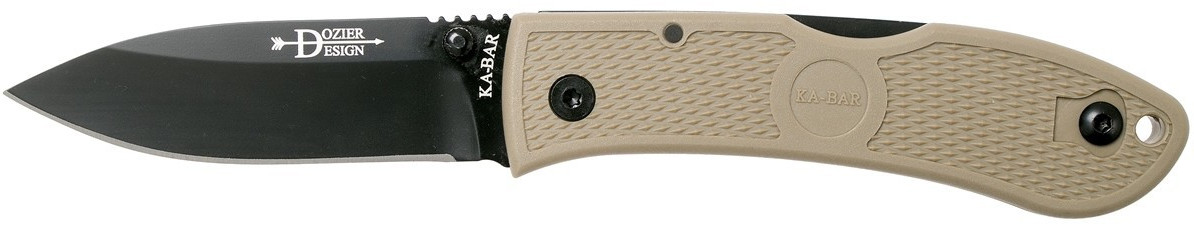 KA-BAR Dozier Folding Hunter, coyote brown