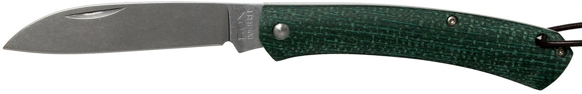 Fox Nauta EDC, yuta micarta green