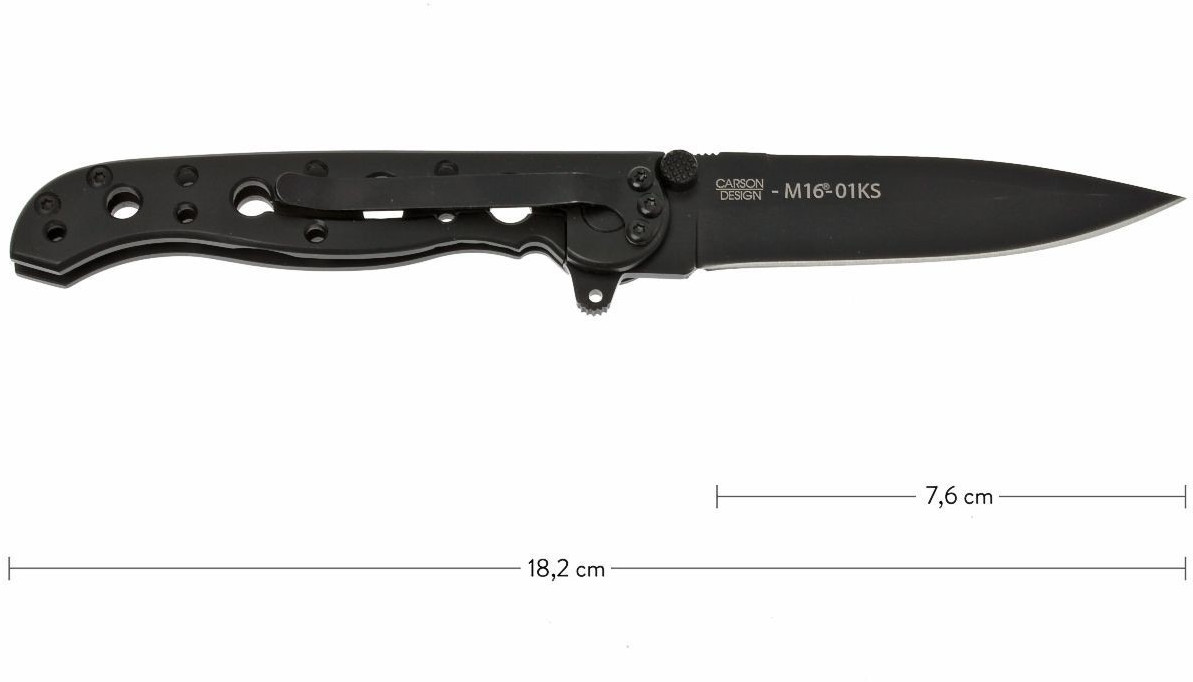 CRKT M16-01S Spear Point, framelock, black