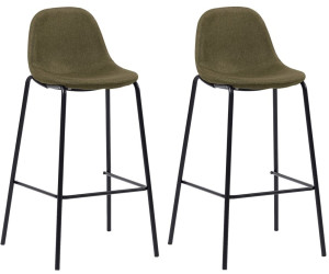 VidaXL Chaise de bar en tissu marron (2 pièces) au meilleur VidaXL Chaise de bar en tissu marron (2 pièces) au meilleur